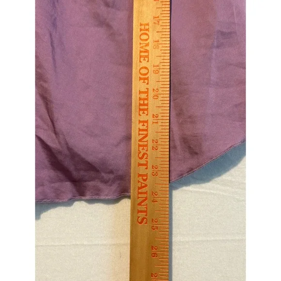 NWT Free People Hydrangea Lace Satin V-Neck Camisole Top Purple OB809904 Women M - Picture 4 of 10